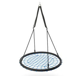Leagan de gradina rotund Nils NB5038, 100 cm, albastru, 150 kg