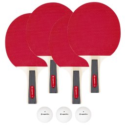 Set tenis de masa inSPORTline EK1 cu 4 palete si 3 mingi pentru incepatori
