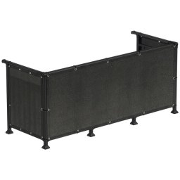Paravan plasa umbrire pentru balcon, impermeabil, 95%, 700x100 cm, antracit