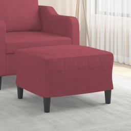 Taburet, rosu vin, 60x50x41 cm, material textil GartenMobel Dekor