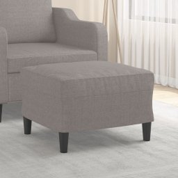 Taburet, gri taupe, 60x50x41 cm, material textil GartenMobel Dekor