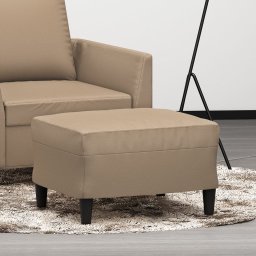 Taburet, cappuccino, 60x50x41 cm, piele ecologica GartenMobel Dekor