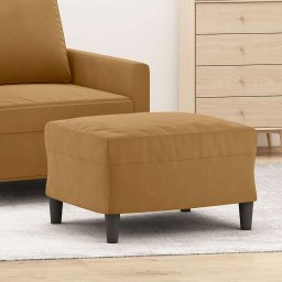 Taburet, maro, 60x50x41 cm, catifea GartenMobel Dekor