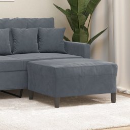 Taburet, gri închis, 70x55x41 cm, catifea GartenMobel Dekor