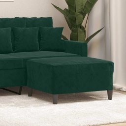 Taburet, verde închis, 70x55x41 cm, catifea GartenMobel Dekor