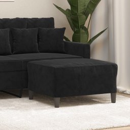 Taburet, negru, 70x55x41 cm, catifea GartenMobel Dekor
