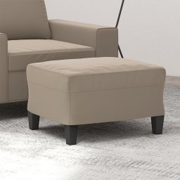 Taburet, gri taupe, 60x50x41 cm, microfibra GartenMobel Dekor