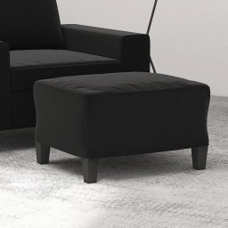 Taburet, negru, 60x50x41 cm, microfibra GartenMobel Dekor