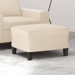 Taburet, bej, 60x50x41 cm, tesatura microfibra GartenMobel Dekor