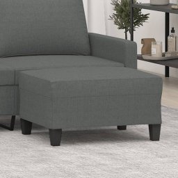 Taburet, gri închis, 70x55x41 cm, material textil GartenMobel Dekor
