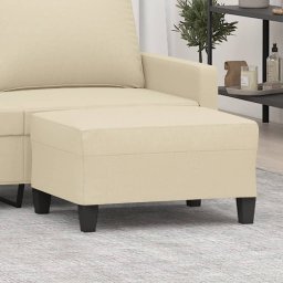Taburet, crem, 70x55x41 cm, material textil GartenMobel Dekor