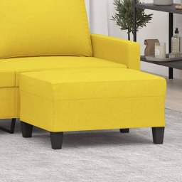 Taburet, galben deschis, 70x55x41 cm, material textil GartenMobel Dekor