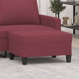 Taburet, rosu vin, 70x55x41 cm, material textil GartenMobel Dekor