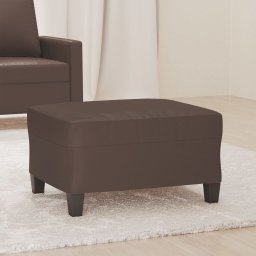 Taburet, maro, 70x55x41 cm, piele ecologica GartenMobel Dekor