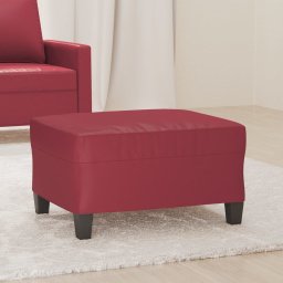 Taburet, rosu vin, 70x55x41 cm, piele ecologica GartenMobel Dekor