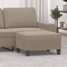 Taburet, gri taupe, 70x55x41 cm, microfibra GartenMobel Dekor