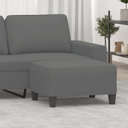 Taburet, gri închis, 70x55x41 cm, microfibra GartenMobel Dekor