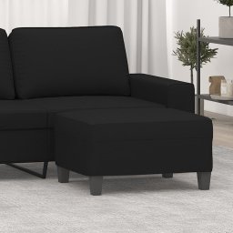 Taburet, negru, 70x55x41 cm, microfibra GartenMobel Dekor