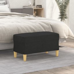 Banca, negru, 70x35x41 cm, textil GartenMobel Dekor