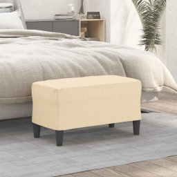Banca, crem, 70x35x41 cm, textil GartenMobel Dekor