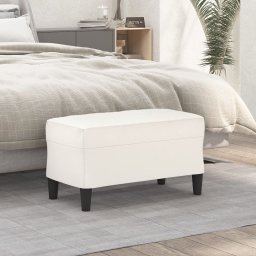 Banca, crem, 70x35x41 cm, piele ecologica GartenMobel Dekor