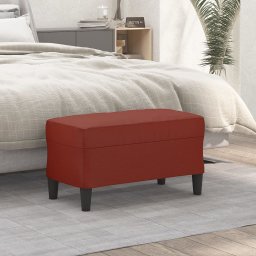 Banca, rosu vin, 70x35x41 cm, piele ecologica GartenMobel Dekor