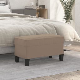 Banca, gri taupe, 70x35x41 cm, microfibra GartenMobel Dekor