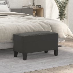 Banca, gri închis, 70x35x41 cm, microfibra GartenMobel Dekor