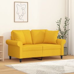 Perne decorative, 2 buc., galben deschis, 40x40 cm GartenMobel Dekor