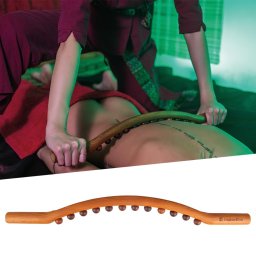Bat de masaj pentru maderoterapie inSPORTline Jarosa 300 din lemn