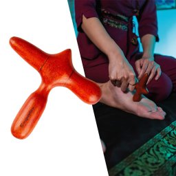 Aparat de masaj pentru talpi si palme inSPORTline Rosanika din lemn