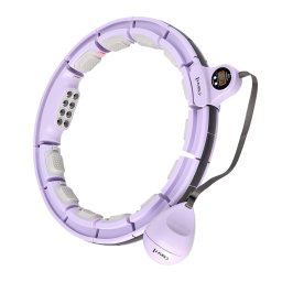 Cerc Hula Hoop magnetic cu greutate si contor HMS HHM13, reglabil