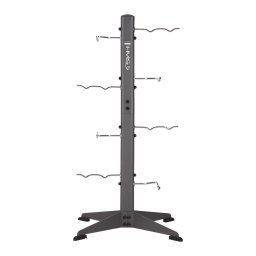 Suport pentru accesorii fitness HMS STR33 cu 8 carlige si baza stabila
