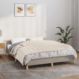 Patura cu greutati, crem deschis, 150x200 cm, 11 kg, textil GartenMobel Dekor
