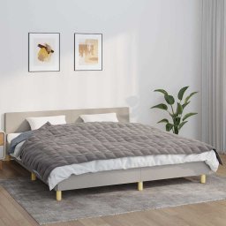 Patura cu greutati, gri, 155x220 cm, 7 kg, material textil GartenMobel Dekor