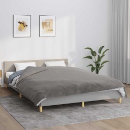 Patura grea cu husa, gri, 200x200 cm, 13 kg, textil GartenMobel Dekor