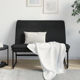 Banca, negru, 100x75x76 cm, material textil GartenMobel Dekor