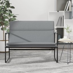 Banca, gri deschis, 100x64x80 cm, textil GartenMobel Dekor
