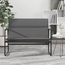 Banca, gri, 100x64x80 cm, piele ecologica GartenMobel Dekor