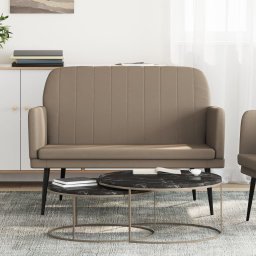 Banca, cappuccino , 107x80x81 cm, piele ecologica GartenMobel Dekor