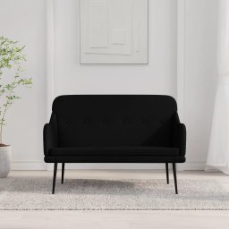 Banca, negru, 110x76x80 cm, textil GartenMobel Dekor