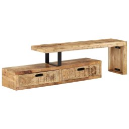 Comoda TV (118-200) x 30 x 40 cm, lemn masiv de mango GartenMobel Dekor