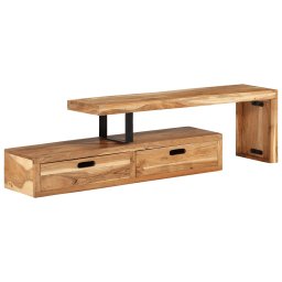 Comoda TV (118-200) x 30 x 40 cm, lemn masiv de acacia GartenMobel Dekor