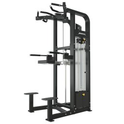 Aparat asistat pentru tractiuni si dips Sportmann, profesional, stiva 100 kg