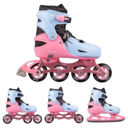 Role reglabile 4 in 1 pentru copii inSPORTline Fourtuna, ABEC 7