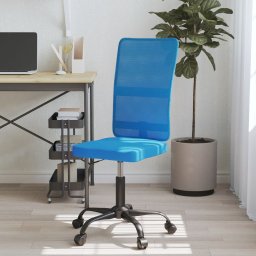 Scaun de birou reglabil în înaltime, albastru, plasa si textil GartenMobel Dekor