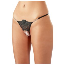 Cottelli - floare strălucitoare - tanga deschisă - M/L
