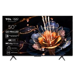 Televizor Mini LED SMART TCL 50C61KS, 4K Ultra HD, 127cm, Negru