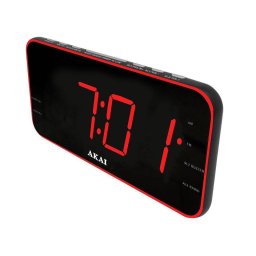 Radio cu ceas AKAI ACR-3899, ceas digital, Radio AM/FM PLL, 1.8" Red LED Display