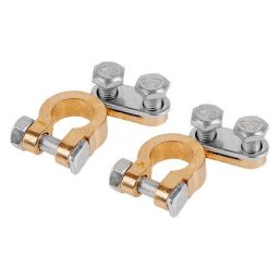 SET 2 BORNE BATERIE + / -